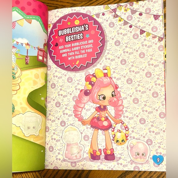 - 💜 SHOPKINS SHOPPIES STICKER SCENE ACTIVITY BOOK 💜 - Picture 10 of 14